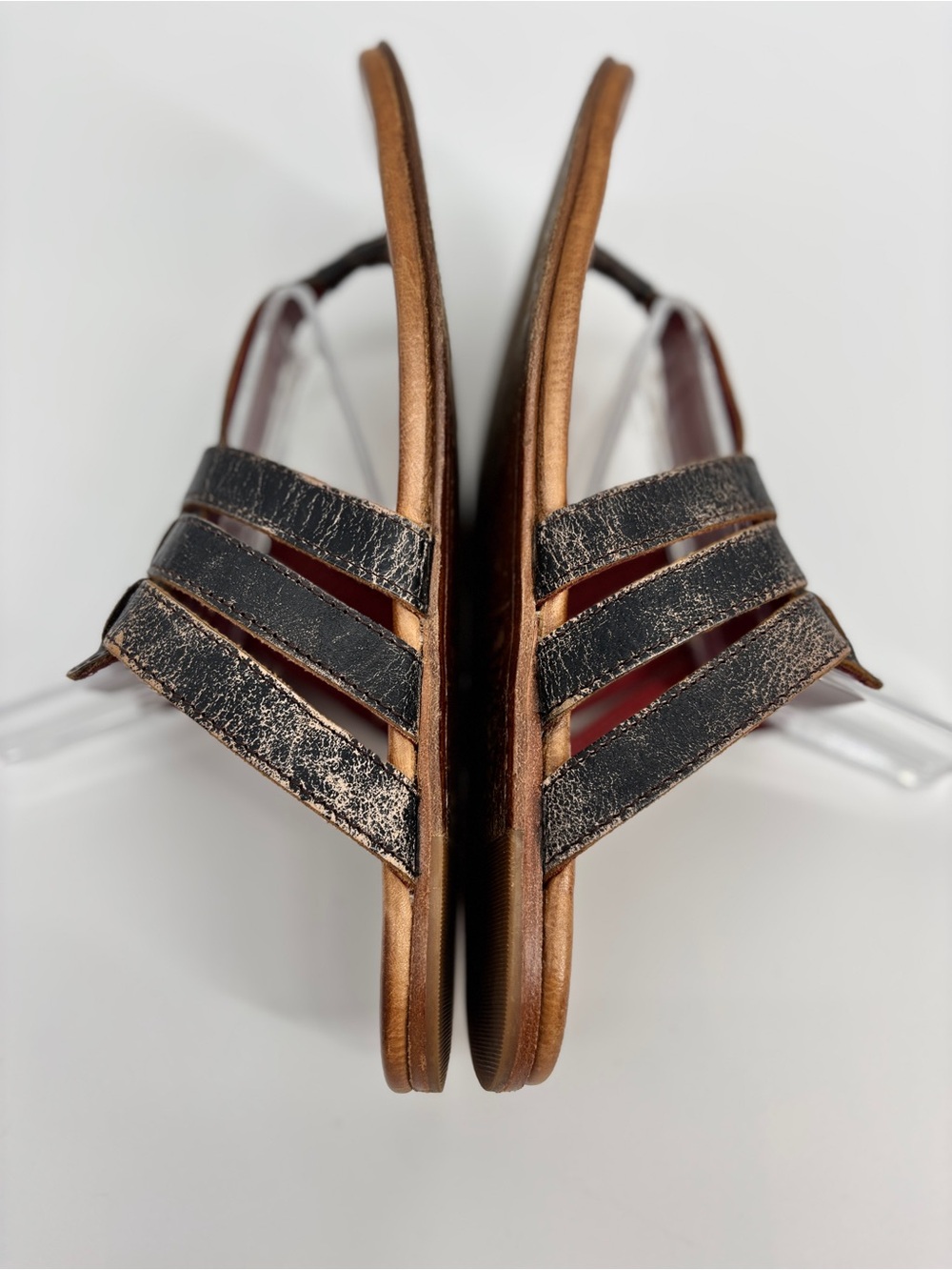 Bed Stu Yoli Triple Banded Leather Thong Sandal - Picture 6 of 10